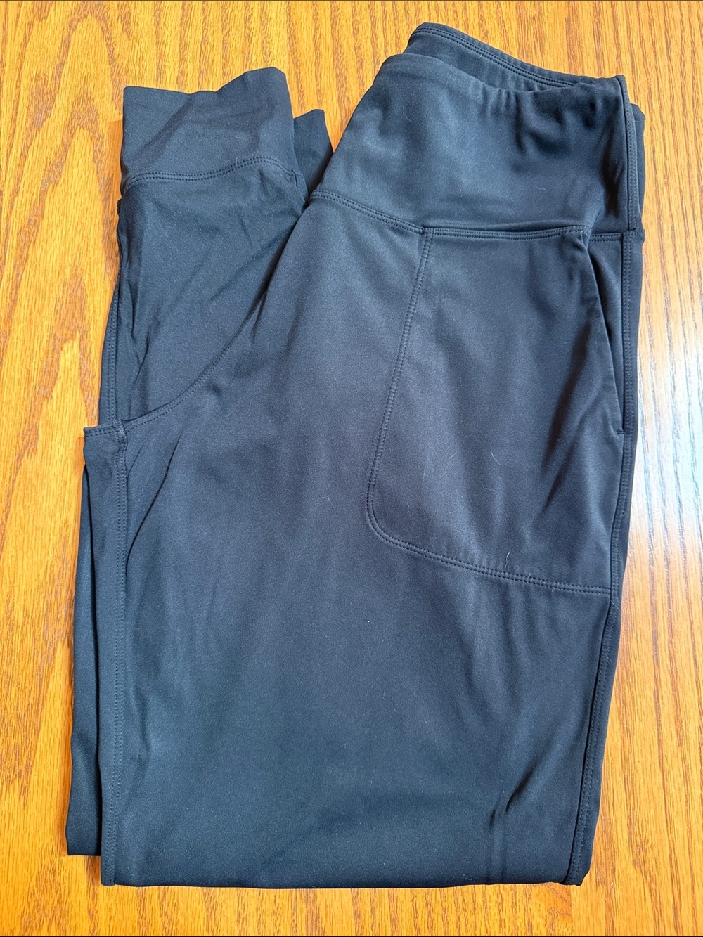 Amazon Women's Black Track Joggers with Side Pockets